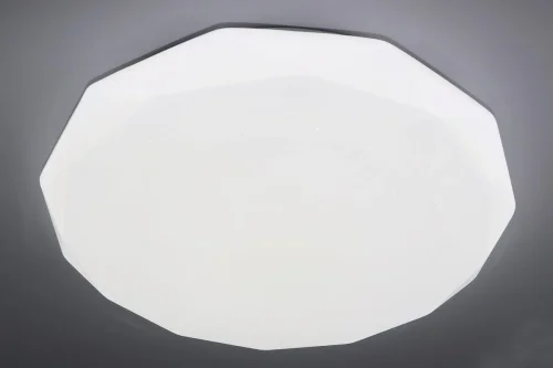 Светильник потолочный LED с пультом LED LAMPS 81081 Natali Kovaltseva белый на 1 лампу, основание белое в стиле хай-тек с пультом фото 8